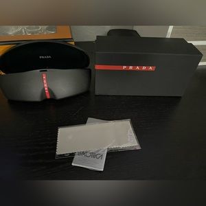 Prada sunglasses case and box